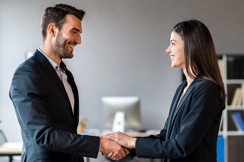 HR manager at desk reviewing data
