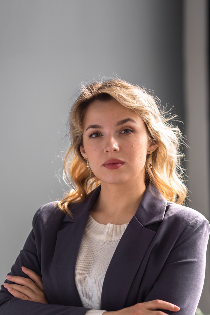 Happy finance professional