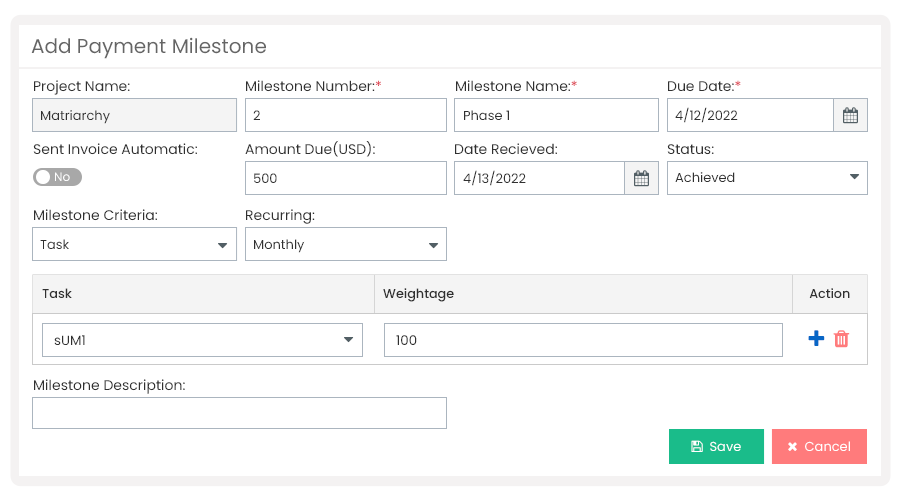 Recurring Invoices 