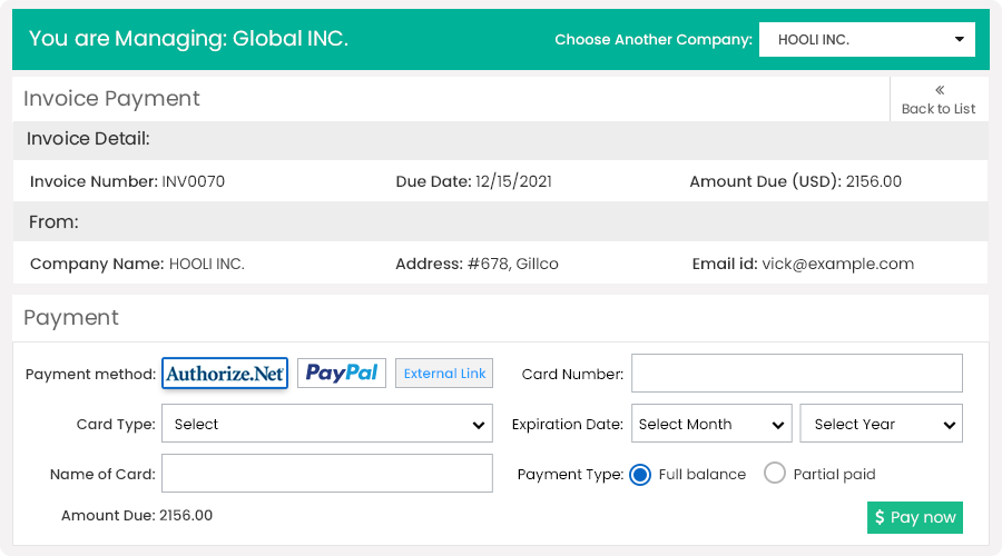 Create Different Billing Rules