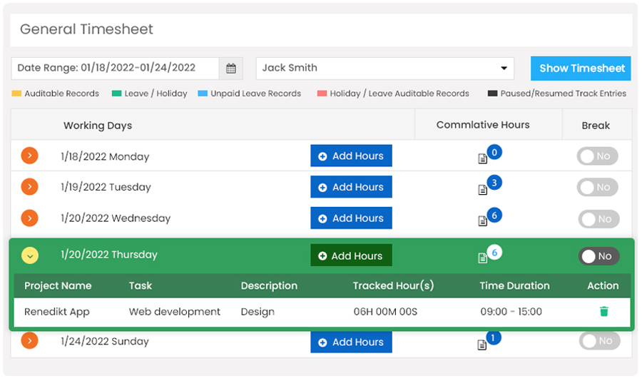 timesheet