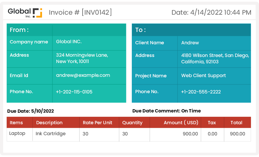 Create Custom Invoices