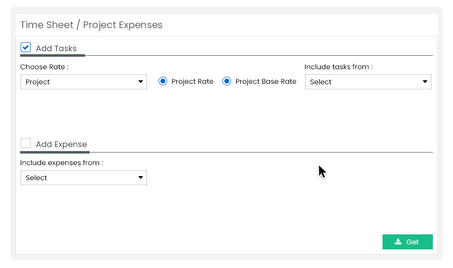 Directly Add Time and Expenses to an Invoice