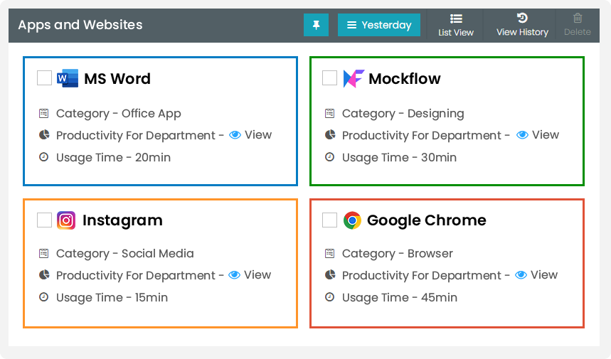 activity tracking