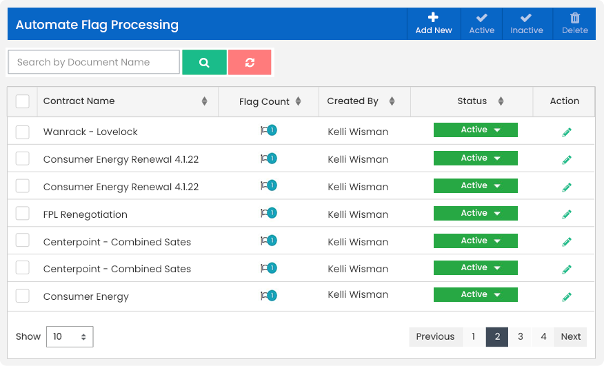 Automate Flag Processing