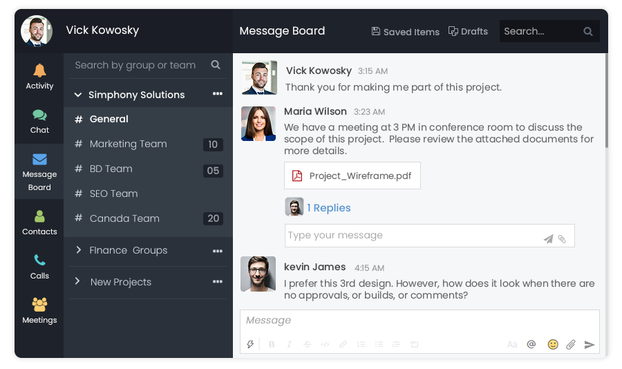 Message Board
