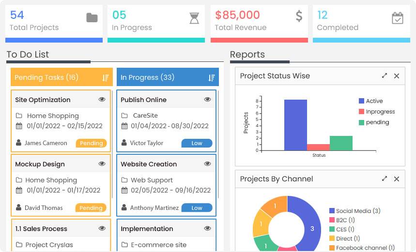 Project Dashboard